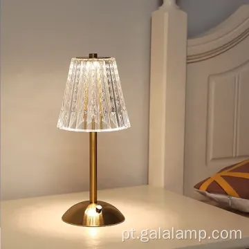 Lâmpada LED sem fio elegante para salas de jantar contemporâneas
